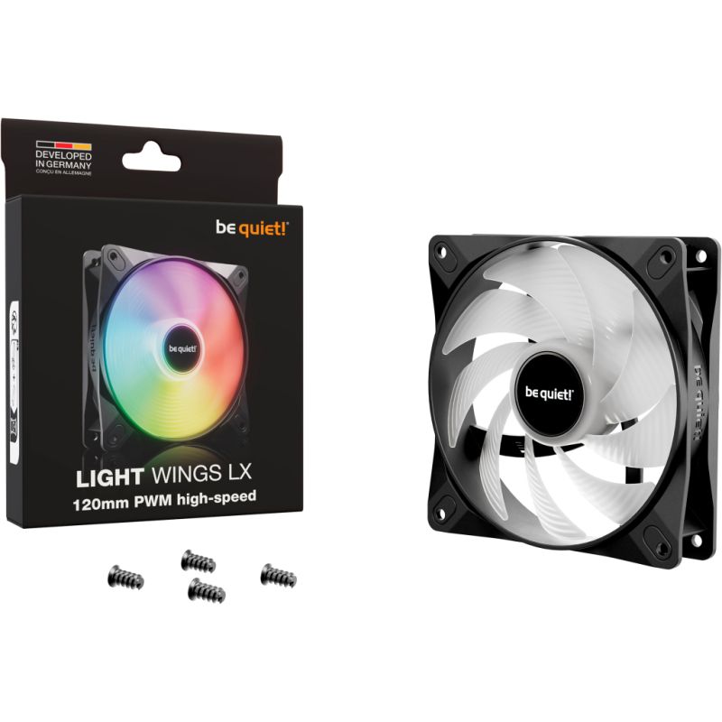 Кулер для корпуса Be quiet! LIGHT WINGS LX 120mm PWM high-speed (BL123)