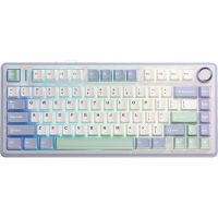 Клавіатура Aula F75 Gasket Greywood V3 switch Hot-Swap PBT Wireless/Bluetooth/USB White (6948391208640)