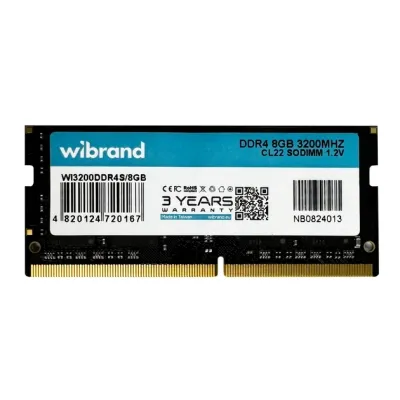 Модуль пам\'яті для ноутбука SoDIMM DDR4 8GB 3200 MHz Wibrand (WI3200DDR4S/8GB)