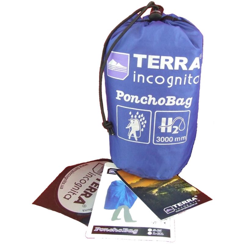 Дождевик Terra Incognita PonchoBag S/M blue (4823081502746)
