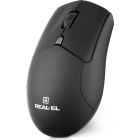 Мишка REAL-EL RM-460W Wireless/Bluetooth Black (EL123200048)