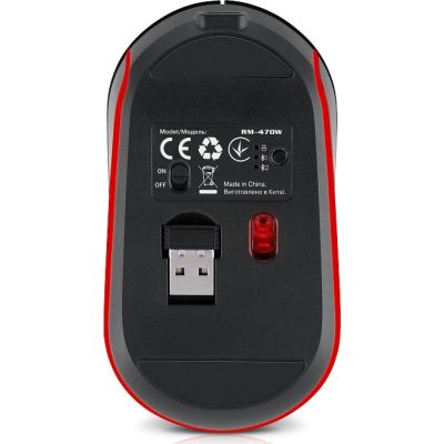 Мишка REAL-EL RM-470W Wireless/Bluetooth Dark Gray (EL123200049)