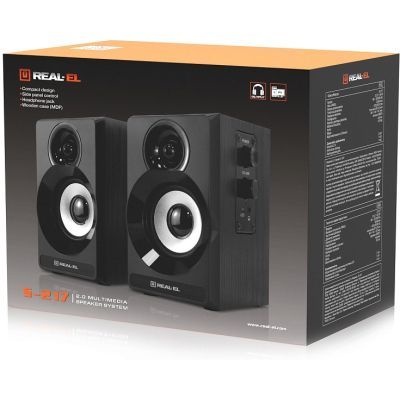 Акустична система REAL-EL S-217 Black (EL121200013)