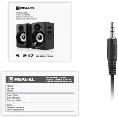 Акустическая система REAL-EL S-217 Black (EL121200013)