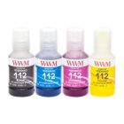 Чернила WWM Epson 112 SET 4х140г B/C/M/Y pigm., KeyLock (E112SET4P)