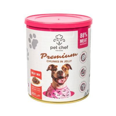 Влажный корм для собак Pet Chef Мясной микс 800 г (4820255193649)