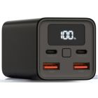 Батарея универсальная XO 20000mAh, PD/65W for laptop, QC/22.5W, black (PB97_Black)