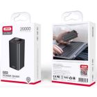 Батарея универсальная XO 20000mAh, PD/65W for laptop, QC/22.5W, black (PB97_Black)