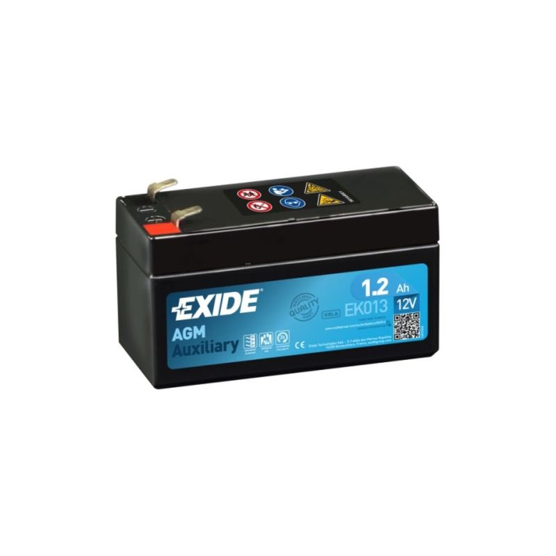 Аккумулятор автомобильный EXIDE START-STOP AGM 1,2Ah (+/-) (18CCA) (EK013)