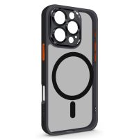Чохол до мобільного телефона Armorstandart Unit MagSafe SE Apple iPhone 16 Pro Black Orange (ARM81147)