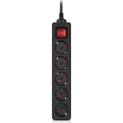Сетевой фильтр питания REAL-EL RS-PROTECT M 10m, black (EL122300037)