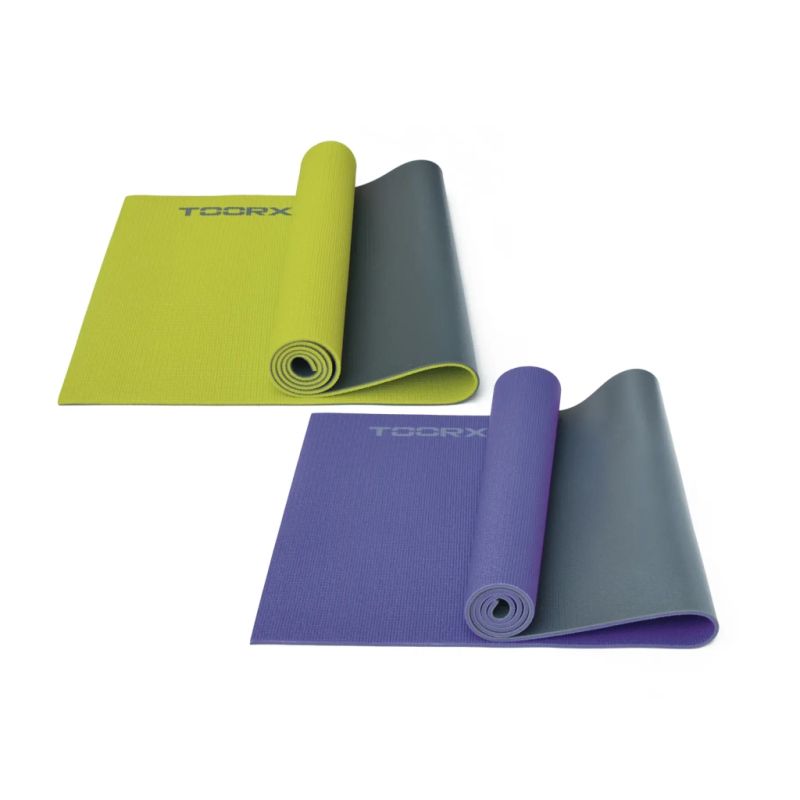 Килимок для йоги Toorx Yoga PVC 173 х 60 х 0,6 см Verde/Antracite (MAT-176) (931138)