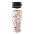 Термокружка Ardesto Coffee Time Animals Cats 450мл, нержавіюча сталь, коричневий (AR2645FC)