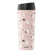 Термокружка Ardesto Coffee Time Animals Cats 450мл, нержавіюча сталь, коричневий (AR2645FC)