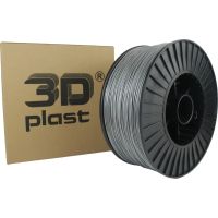 Пластик для 3D-принтера 3Dplast PLA 1.75мм, 3кг, gray - metallic (3DPLA1753GRMT)