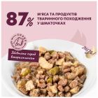 Влажный корм для кошек Delickcious Кусочки с ягнятиной, куриным филе и фасолью спаржевой в желе 85 г (4820269143128) (12 шт)