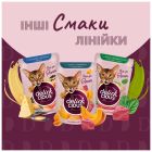 Влажный корм для кошек Delickcious Кусочки с ягнятиной, куриным филе и фасолью спаржевой в желе 85 г (4820269143128) (12 шт)