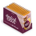 Влажный корм для кошек Delickcious Хлопья с уткой и лесными ягодами в сливочном соусе 80 г (4820269141834) (12 шт)