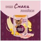 Влажный корм для кошек Delickcious Хлопья с кроликом и тропическими фруктами в сливочном соусе 80 г (4820269141841) (12 шт)