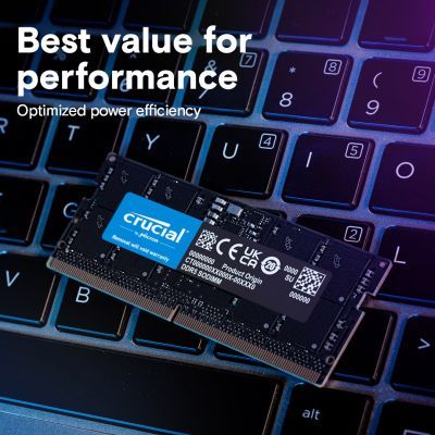 Модуль памяти для ноутбука SoDIMM DDR5 8GB 5600 MHz Micron (CT8G56C46S5T)