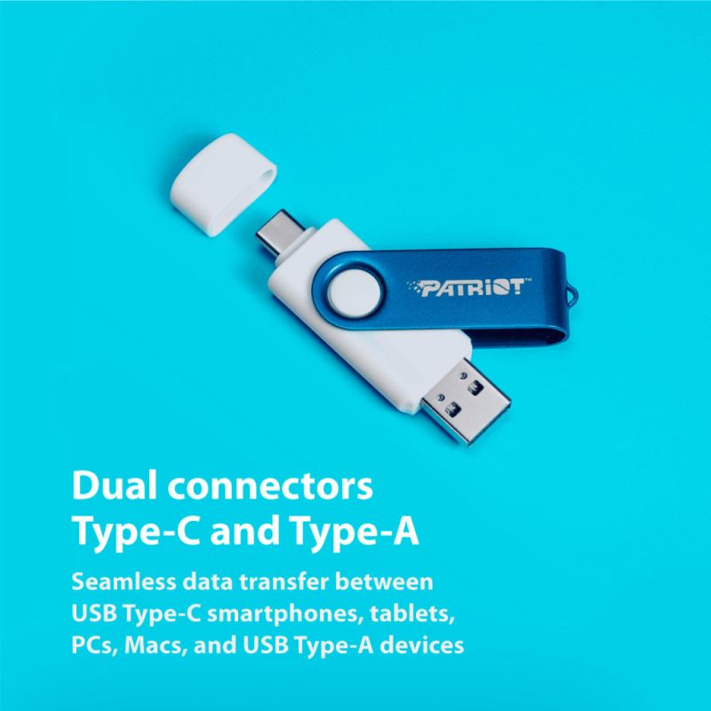 USB флеш накопитель Patriot 32GB Xporter X550 USB 3.2/Type-C (PS32GX550AAD)