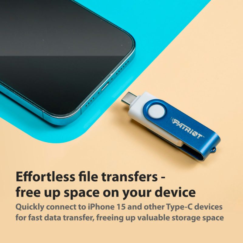 USB флеш накопитель Patriot 32GB Xporter X550 USB 3.2/Type-C (PS32GX550AAD)