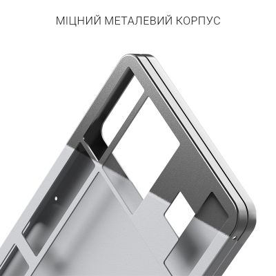 Клавиатура Dark Project ALU87 Daylight ABS RGB Mech G3MS Zircon White/Grey (DPKB_DAYLIGHT_87_ANSI_UA)