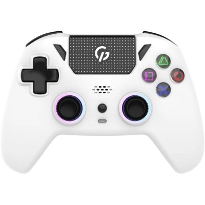 Геймпад GamePro (GPS13W) BT 5.3/USB/PC/iOS/Android/PS3/PS4 RGB White (GPS13W)