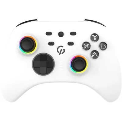 Геймпад GamePro (GPX13W) 2.4G/BT 5.1/USB/PC/iOS/Android RGB White (GPX13W)