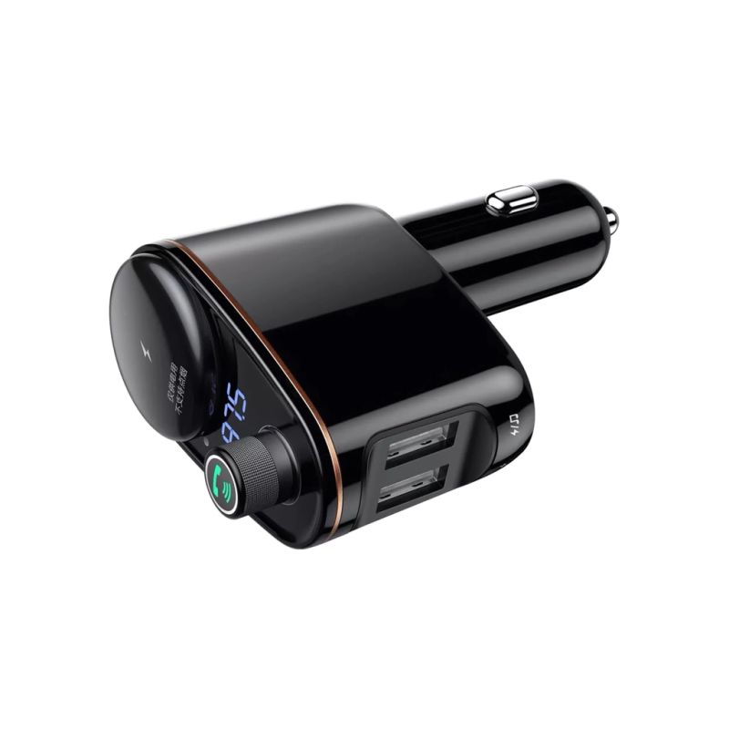 FM модулятор Baseus FM Launcher Locomotive 3.4 A 2 USB (CCHC000001)