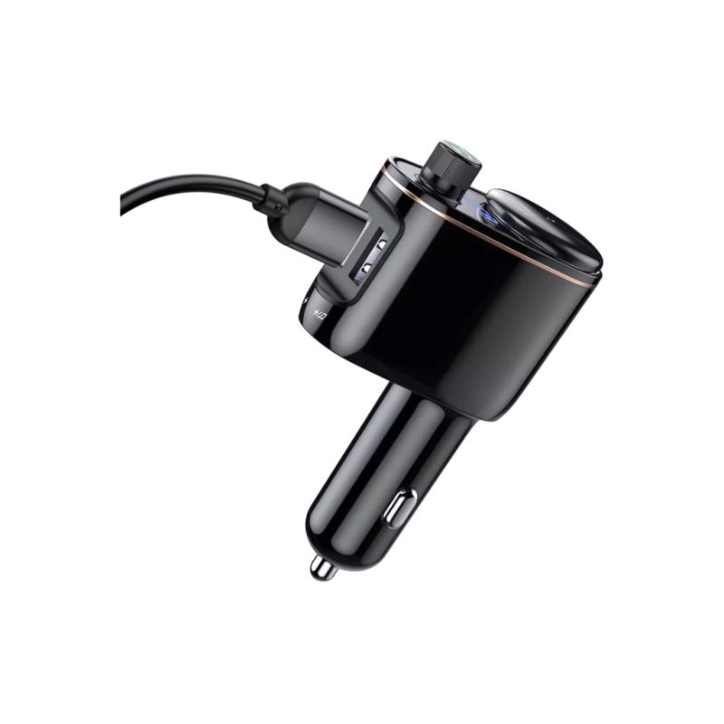 FM модулятор Baseus FM Launcher Locomotive 3.4 A 2 USB (CCHC000001)