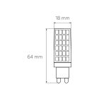 Лампочка Eurolamp LED G9 6W 600Lm 4000K (LED-G9-0640(220))