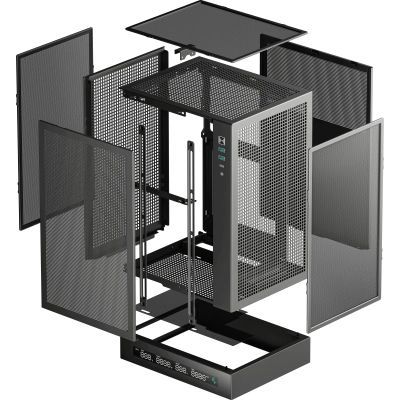 Корпус для ПК Deepcool CH170 Digital Black (R-CH170-BKNPI0D-G-1)