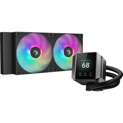Система жидкостного охлаждения Deepcool Mystique 240 ARGB Black (R-LX550-BKADSNC-G-1)