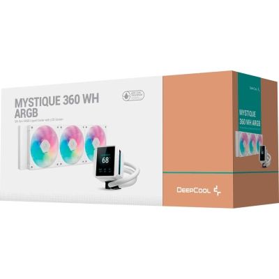Система жидкостного охлаждения Deepcool Mystique 360 ARGB White (R-LX360-WHDSNMCP-G-1)