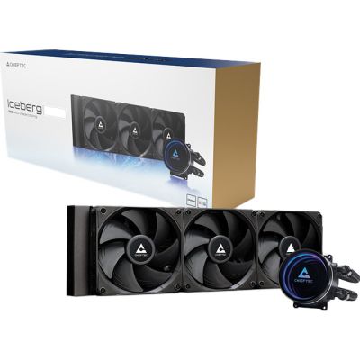 Система жидкостного охлаждения Chieftec Iceberg 360 DARK (CLC-360-BLK)