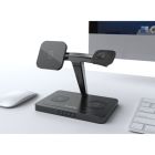 Зарядний пристрій Canyon wireless charger WS-404 15W 4in1 Black (CNS-WCS404)