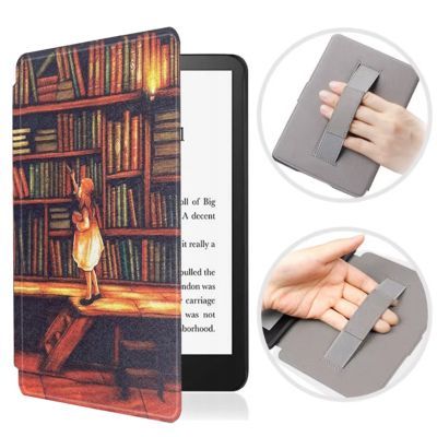 Чехол для электронной книги BeCover Smart Case Amazon Kindle Paperwhite 12th Gen. 2024 7"/Colorsoft (2024) Library Girl (712856)