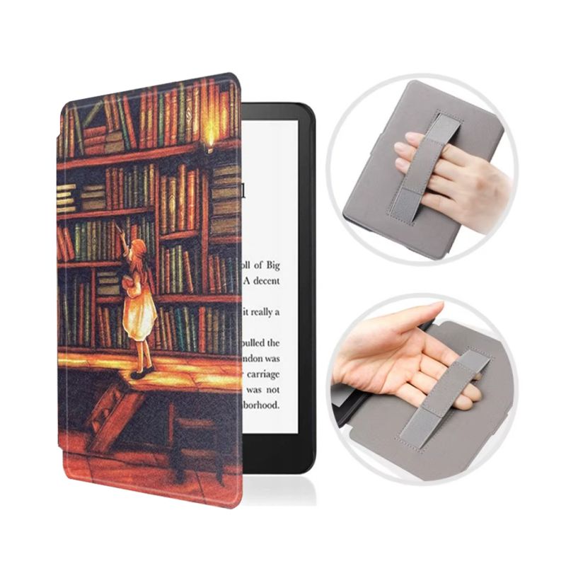 Чехол для электронной книги BeCover Smart Case Amazon Kindle Paperwhite 12th Gen. 2024 7"/Colorsoft (2024) Library Girl (712856)