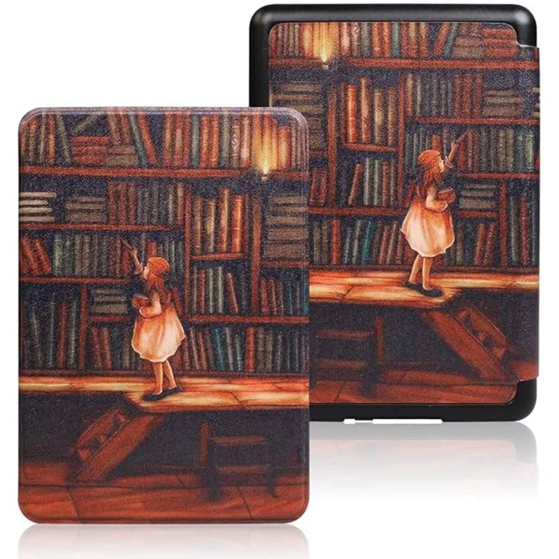 Чехол для электронной книги BeCover Smart Case Amazon Kindle Paperwhite 12th Gen. 2024 7"/Colorsoft (2024) Library Girl (712856)