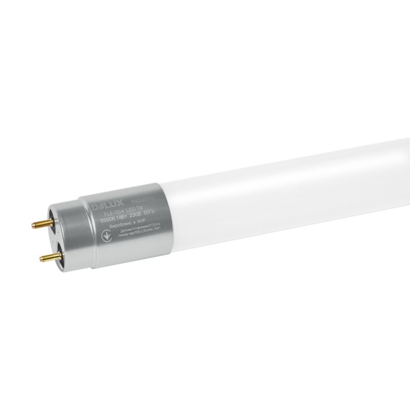 Лампочка Delux FLE-004 18 Вт 1,2м T8 6500K 230В G13 скло (90022711)
