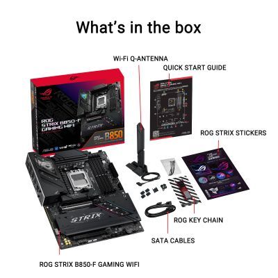 Материнська плата ASUS (ROG STRIX B850-F GAMING WIFI)