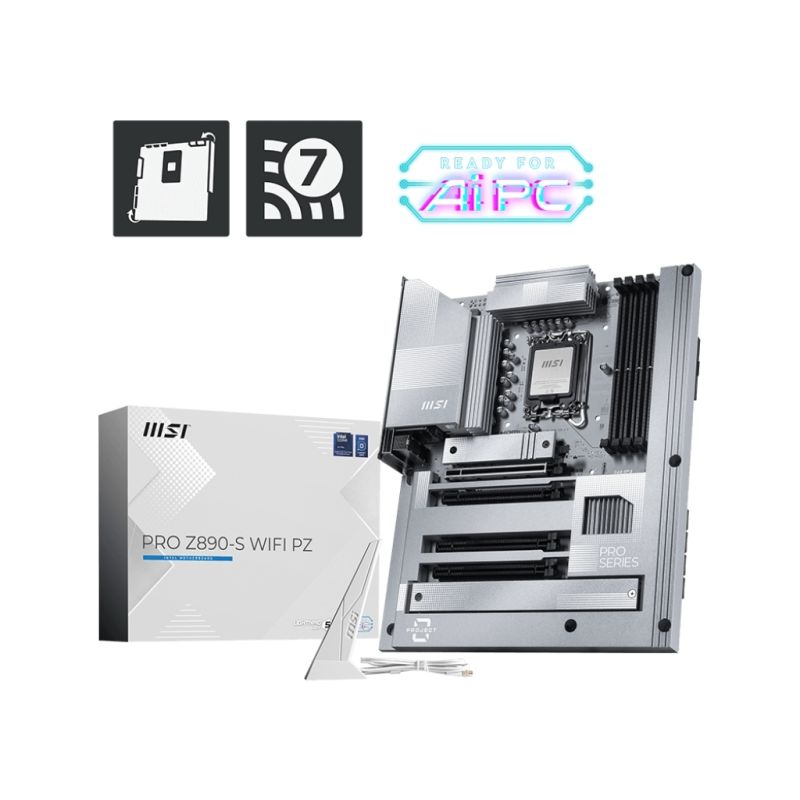 Материнська плата MSI PRO Z890-S WIFI PROJECT ZERO (PRO Z890-S WIFI PZ)