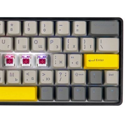 Клавіатура Epomaker EP64 60 Mulan Switch Hot-Swap RGB Wireless/Bluetooth/USB UA Black (EP64-B-M)