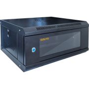 Шкаф настенный GEAR 4U 19'' 600x600x280 мм, black (GWMSN-4U-600-600)