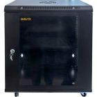 Шафа настінна GEAR 12U 19\'\' 600x600x650 мм, + полка 19", black (GWMSN-12U-600-600)