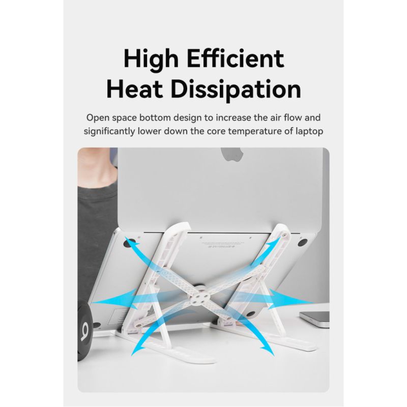 Подставка для ноутбука Vention Laptop X-type Stand White ABS 83-170мм (KDNW0)