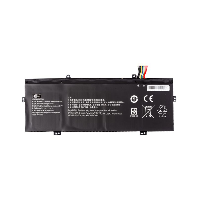 Аккумулятор для ноутбука HUAWEI Matebook 14" KPL-W00 (HB4593R1ECW) 7.6V 6000mAh PowerPlant (NB400157)