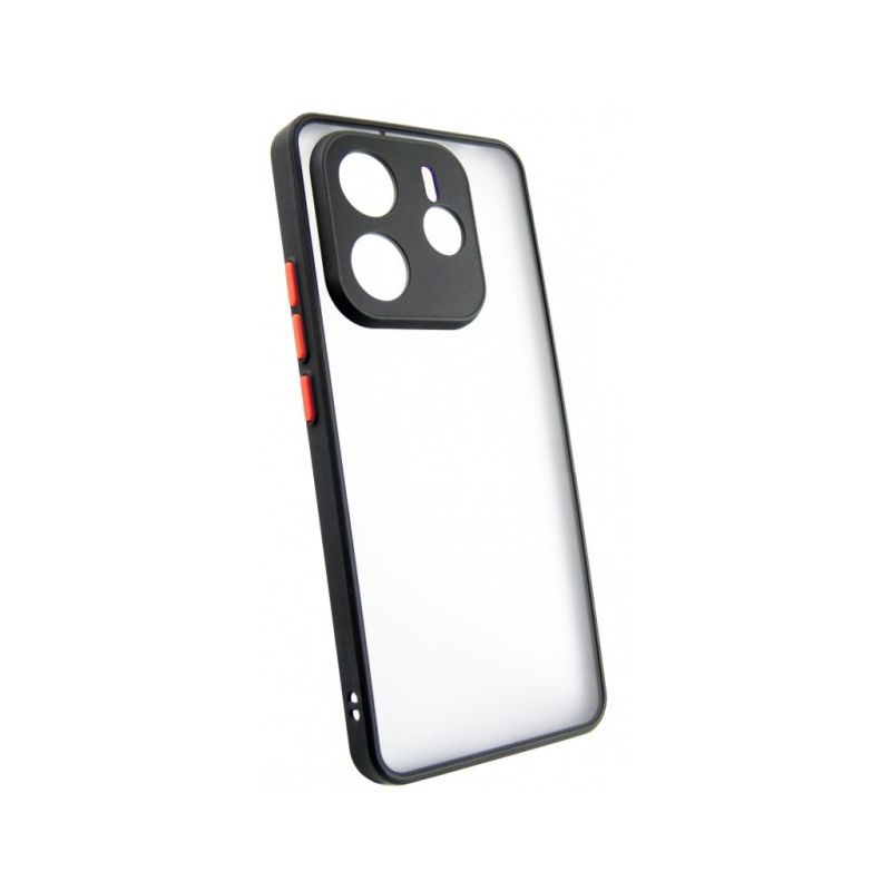 Чехол для мобильного телефона Dengos Matte Xiaomi Redmi Note 14 5G (Black) (DG-TPU-MATT-155)
