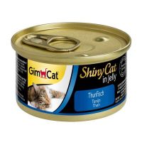 Консерви для котів GimCat Shiny Cat З тунцем в желе 70 г (4002064413280)